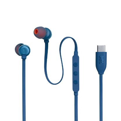 slušalke JBL Tune 310C, USB-C, in-ear, modre
