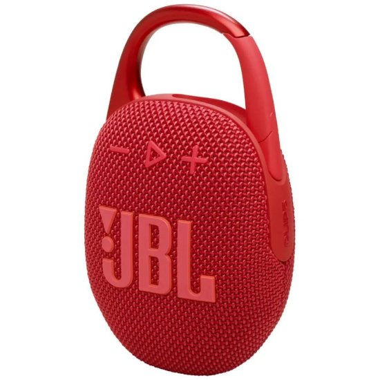 Zvočnik JBL Clip 5, bluetooth, vodoodporen, 7W, rdeč