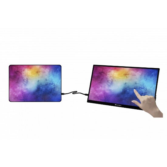 Prenosni monitor 15.6" VERBATIM PMT-15, FHD, IPS, 60Hz, 6ms, 250cd/m2, FreeSync, črn