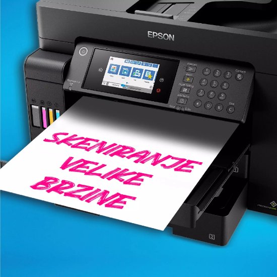 Multifunkcijski Tiskalnik EPSON ITS L15160, Tiskalnik/scanner/copy/fax, Eco Tank, A3, 4800 dpi, USB, LAN, WiFi