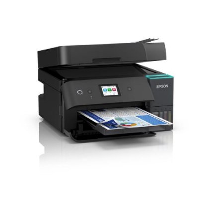 Večfunkcijski tiskalnik EPSON EcoTank L6390, tiskalnik/skener/kopirni stroj/faks, 4800 x 1200, USB, LAN, WiFi, črn