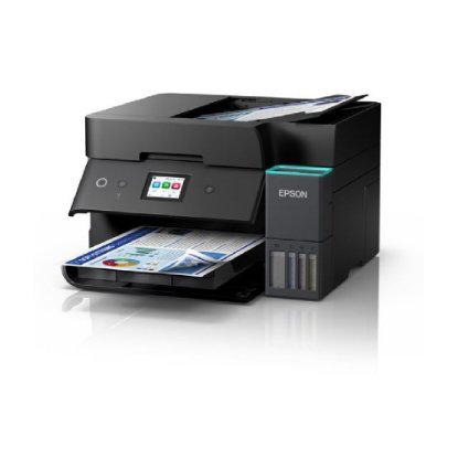 Večfunkcijski tiskalnik EPSON EcoTank L6390, tiskalnik/skener/kopirni stroj/faks, 4800 x 1200, USB, LAN, WiFi, črn