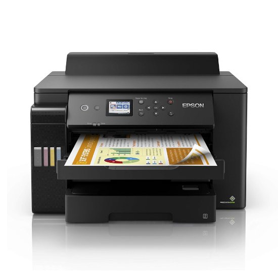 Tiskalnik EPSON EcoTank L11160, A3, tintni, 4.800 x 1.200 dpi, USB, WiFi, LAN, črni