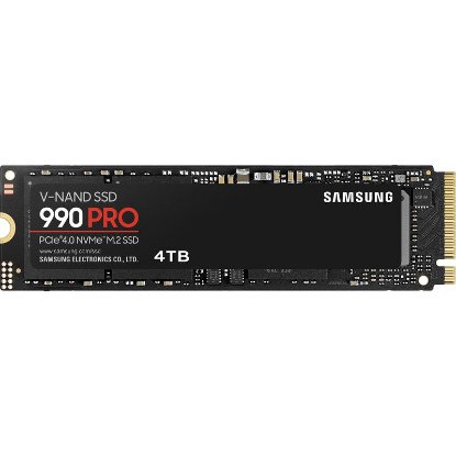 SSD 4TB SAMSUNG 990 PRO NVMe M.2, MZ-V9P4T0BW, maks. do 7450/6900 MB/s
