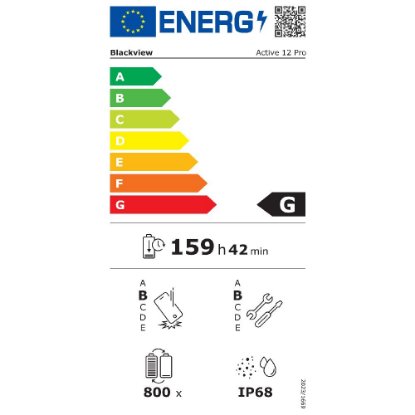 Tablet BLACKVIEW Active 12 Pro, 11", 16GB, 1000GB, Android 15, crni