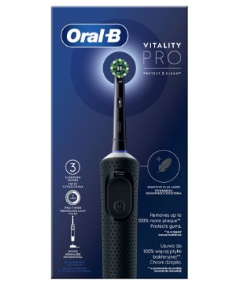 Električna zobna ščetka ORAL-B Vitality Pro, črna