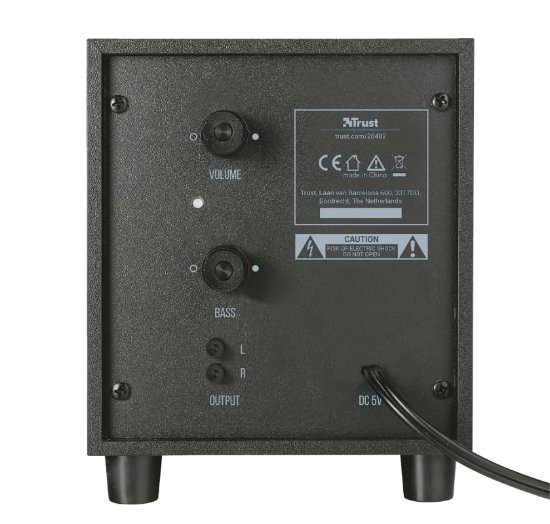 Zvočniki TRUST Avora 2.1, črni