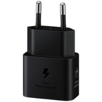 Polnilec SAMSUNG T2510, 25W, USB-C, USB-C kabel, črni