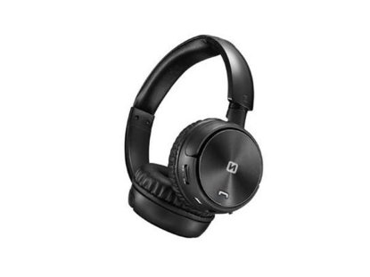 slušalke SWISSTEN Trix, FM, mikrofon, brezžične, BT, microSD, črne