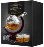 Set za viski MIKAMAX Globe Decanter Set