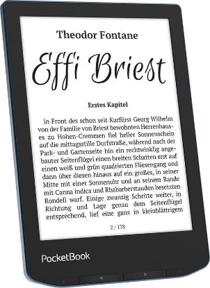 E-bralnik POCKETBOOK Verse Pro, 6" Touch, 16GB, WiFi, modri