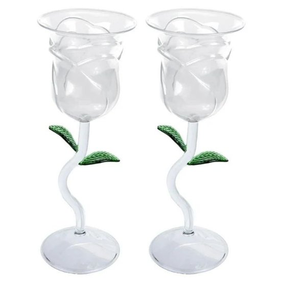 Set kozarcev za vino MIKAMAX Rose Wine Glass Set