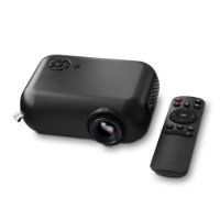Projektor LED MIKAMAX Smart Mini projector, 480x360, 1800 lumena, 2000:1, HDMI, USB, WiFi, črni
