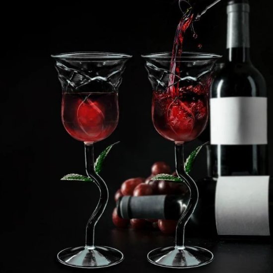 Set kozarcev za vino MIKAMAX Rose Wine Glass Set