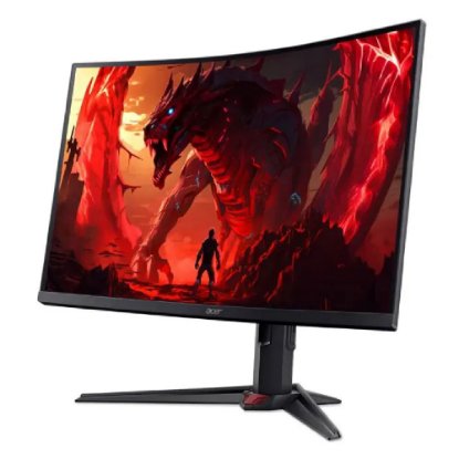 Gaming monitor 27" ACER XZ273U P2 UM.HX3EE.207, WQHD, VA, 180Hz, 2ms, 300cd/m2, zakrivljeni, zvučnici, crni
