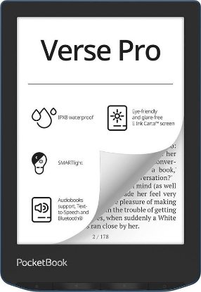 E-bralnik POCKETBOOK Verse Pro, 6" Touch, 16GB, WiFi, modri