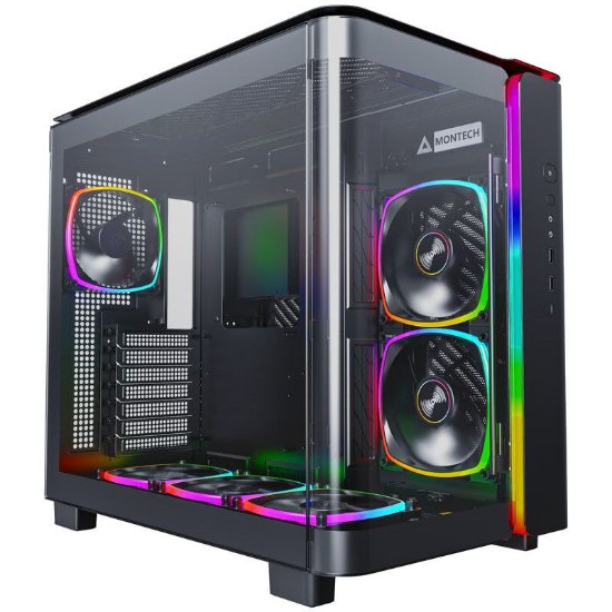 Računalnik LINKS Gaming PC G218A / Ryzen 5 9600X, 32GB DDR5, 1TB SSD NVMe, AMD Radeon RX 9070 XT 16GB, WiFi, brez OS, črno