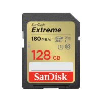 Pomnilniška kartica SANDISK Extreme, SDXC, 128GB, SDSDXVA-128G-GNCIN, class 10, V30 UHS-I U3, 180MB/s
