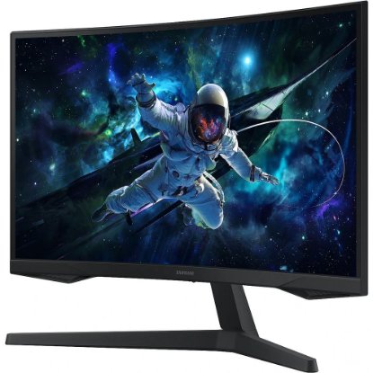Monitor 27" SAMSUNG LS27CG552EUXEN, QHD, VA, 165Hz, 1ms, 330cd/m2, FreeSync, ukrivljen, črni