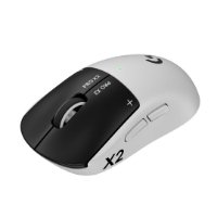 Miška LOGITECH Pro X2 Superstrike, brezžična, optična, 44.000 dpi, bela, USB