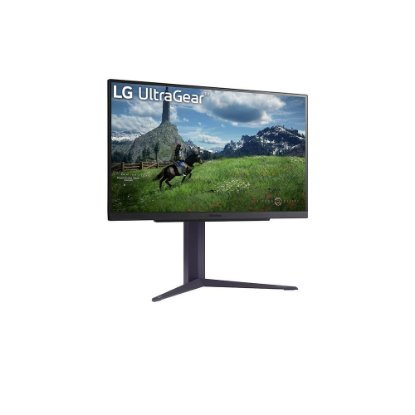 Gaming monitor 27" LG 27GS85Q-B.AEU, QHD, IPS, 200Hz, 1ms, 400cd/m2, G-Sync, FreeSync, pivot, črni