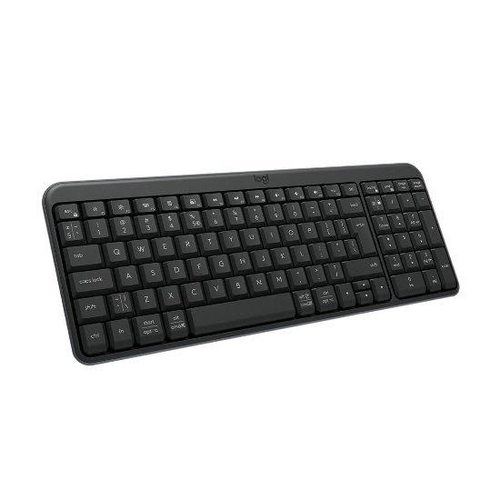 Tipkovnica LOGITECH K250 Compact Bluetooth Combo, brezžična, črna