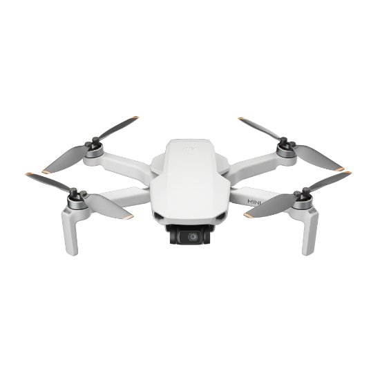 Dron DJI Mini 4K Fly More Combo, 4K kamera, 3-axis gimbal, vreme leta do 31min, upravljanje daljinskim upravljačem, sivi