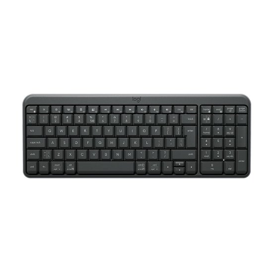 Tipkovnica LOGITECH K250 Compact Bluetooth Combo, brezžična, črna