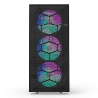 Ohišje MONTECH X3 Mesh, prozor, RGB, ATX, črno