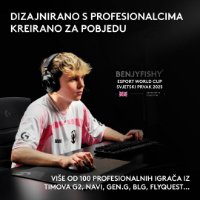 Miška LOGITECH Pro X2 Superstrike, brezžična, optična, 44.000 dpi, bela, USB