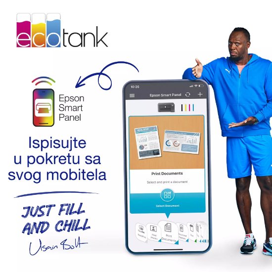 Multifunkcijski Tiskalnik EPSON EcoTank L6570, Tiskalnik/scanner/copy, 4800 x 1200, USB, LAN, WiFi, črni