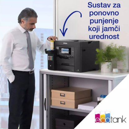 Multifunkcijski Tiskalnik EPSON EcoTank L6570, Tiskalnik/scanner/copy, 4800 x 1200, USB, LAN, WiFi, črni