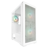 Ohišje LC POWER LC-717W-ON Meshwork_L Light, MIDI, ATX, steklo, belo, brez napajalnika