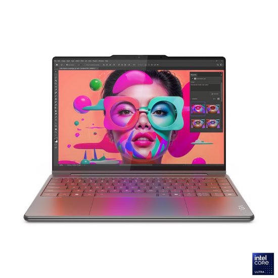Lenovo Yoga 9 83LC002ESC / Core Ultra 7 258V, 32GB, 1TB SSD, Intel Arc Graphics, 14" 2,8K 120Hz OLED Touch, Windows 11 Pro, sivi.