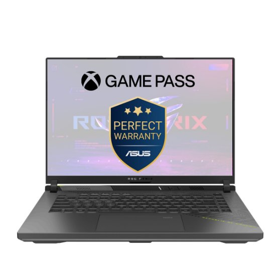 Prenosnik ASUS ROG Strix G614PR-RV022W / Ryzen 9 7940HX, 32GB, 1TB SSD, nVidia GeForce RTX 5070 Ti, 16" WUXGA 165Hz IPS, Windows 11, sivi