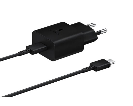 Kućni punjač SAMSUNG T1510 15W Fast Travel USB-C, USB-C kabel, crni