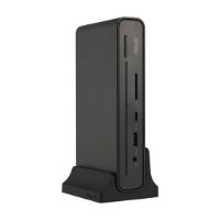 Priklopna postaja ASUS DC301, USB-C na 3xUSB-A, 2xUSB-C, 2xDP, HDMI, LAN, SD, audio, črna