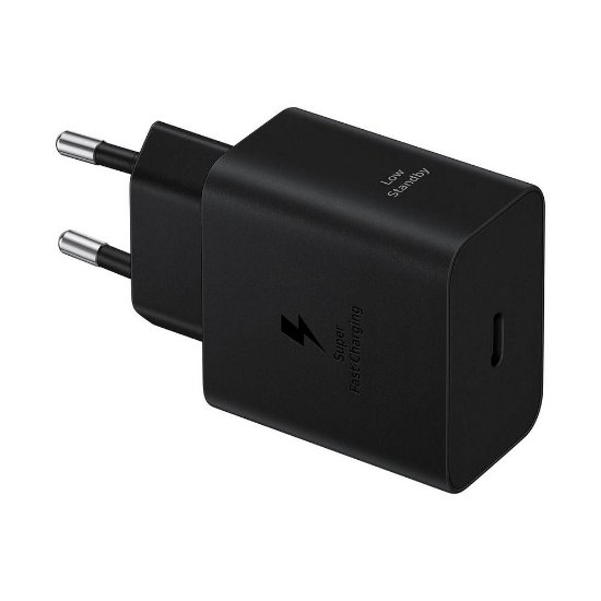 Hišni polnilnik SAMSUNG EP-T4511, 45 W hitro polnjenje, USB-C, USB-C kabel, črn