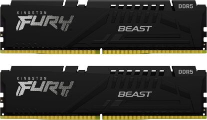RAM pomnilnik PC-44800, 32GB, KINGSTON Fury Beast KF556C36BBEK2-32, DDR5 5600MHz, kit 2x16GB
