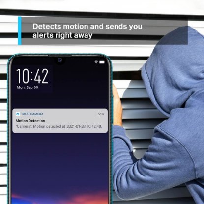 Mrežna nadzorna kamera TP-LINK Tapo C210, 2K, notarnja, WiFi, Pan/tilt, senzor pokreta, noćno snemanje