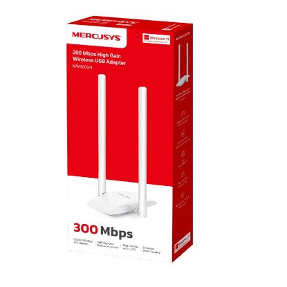 Omrežna kartica adapter USB2.0, MERCUSYS MW300UH, 802.11b/g/n, za brezičnu mrežu