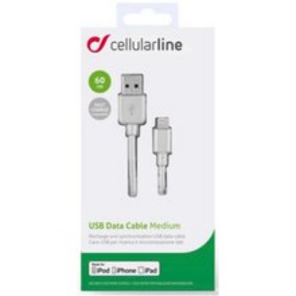Kabel CELLULARLINE, USB na Lightning za Apple iPhone, MFI, 0,6m, bijeli