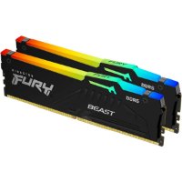 RAM pomnilnik PC-44800, 32GB, KINGSTON Fury Beast KF556C40BBAK2-32 RGB, DDR5 5600MHz, kit 2x16GB