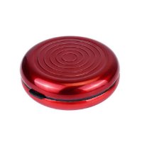 Denarnica za EUR kovance, aluminijasta, rdeča