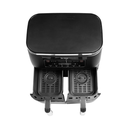 Cvrtnik na vroč zrak NINJA AF300EU Foodi Dual Zone, 2470W, 7,6 l, 2 košari, črn