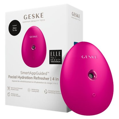 Naprava za nego obraza GESKE Facial Hydration Refresher, 4v1, ovalna, magenta