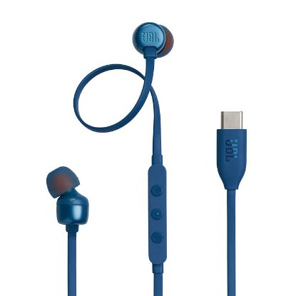 slušalke JBL Tune 310C, USB-C, in-ear, modre