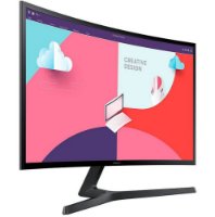 Monitor 27" SAMSUNG LS27C366EAUXEN, FHD, VA, 75Hz, 4ms, 250cd/m2, FreeSync, ukrivljen, črni