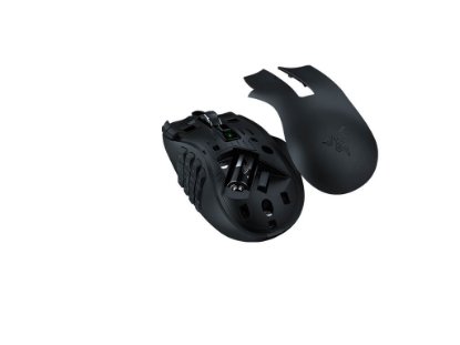 Miška RAZER Naga V2 HyperSpeed, optički, 30000dpi, bežični, črni