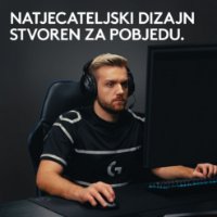 Miška LOGITECH Pro X Superlight 2, brezžična, optična, 32000dpi, črna, USB